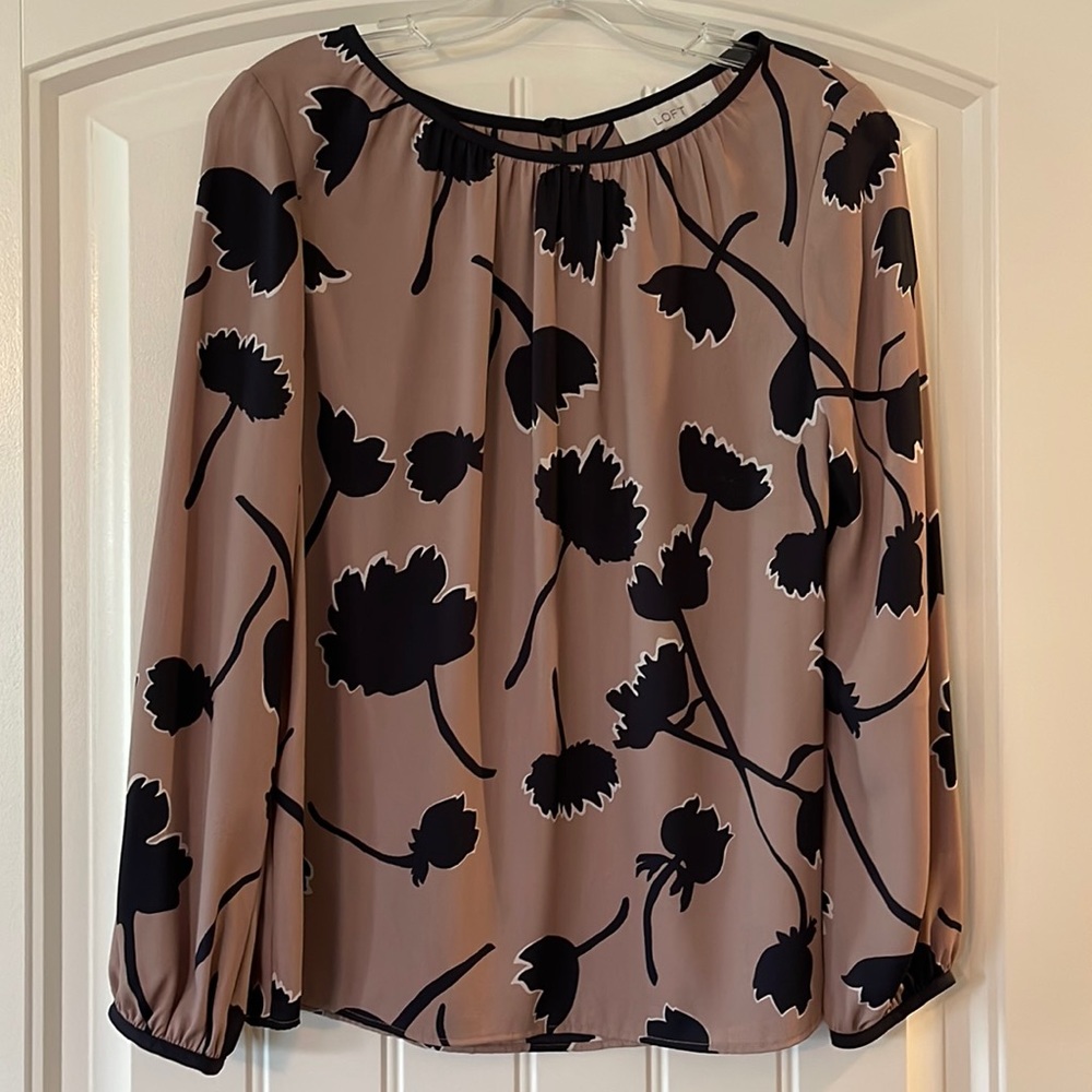 Loft, SP, Floral blouse